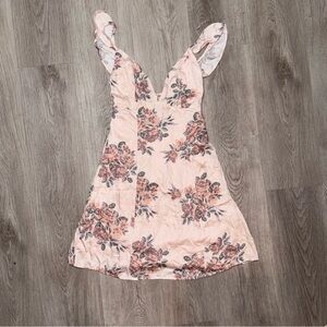 NWT Boutique Floral Pink Sleeveless Dress